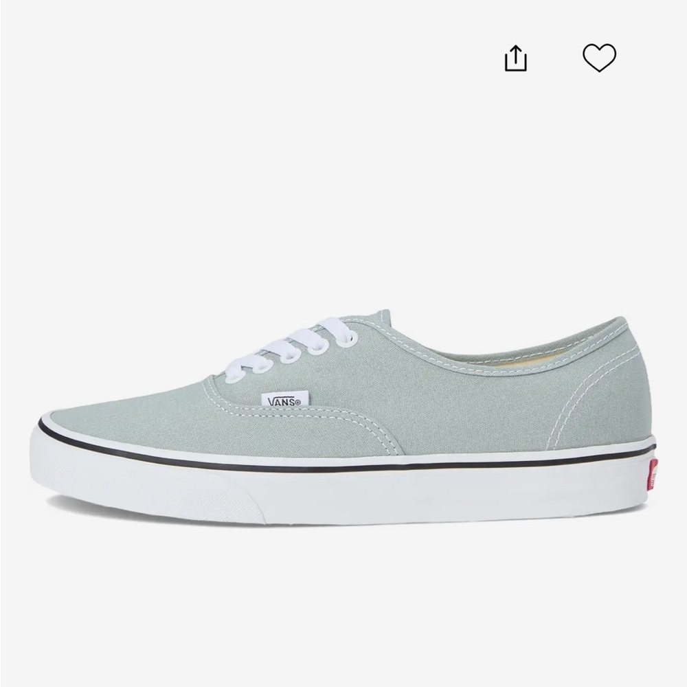 Vans Light Grey Authentic Sneakers (never worn)